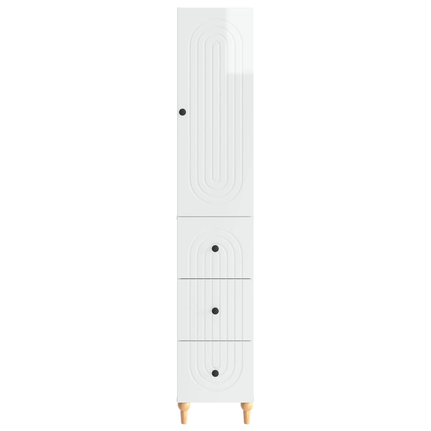 vidaXL Cabinet Set 2 pcs 33 x 34.5 x 90 cm Engineered Wood