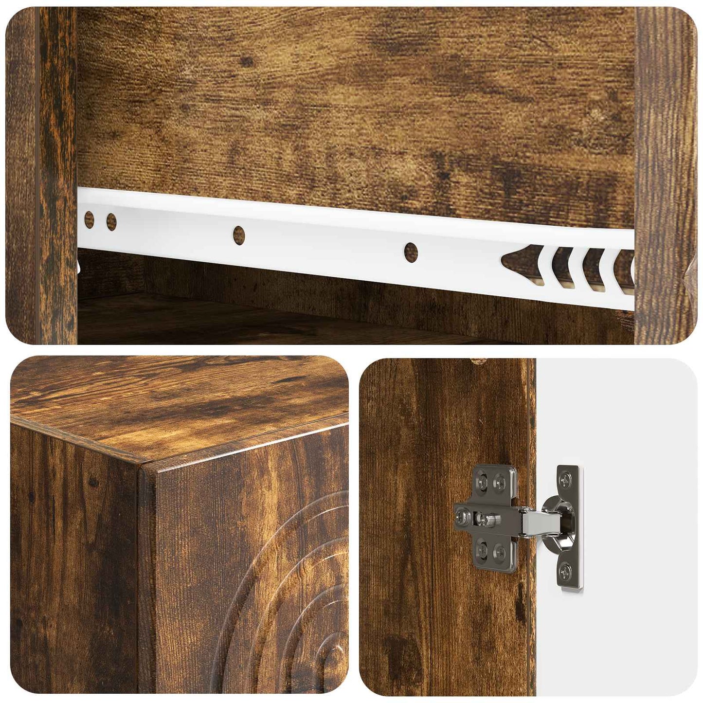 vidaXL Cabinet Set 2 pcs Engineered Wood