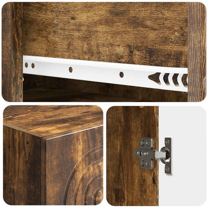 vidaXL Cabinet Set 2 pcs Engineered Wood