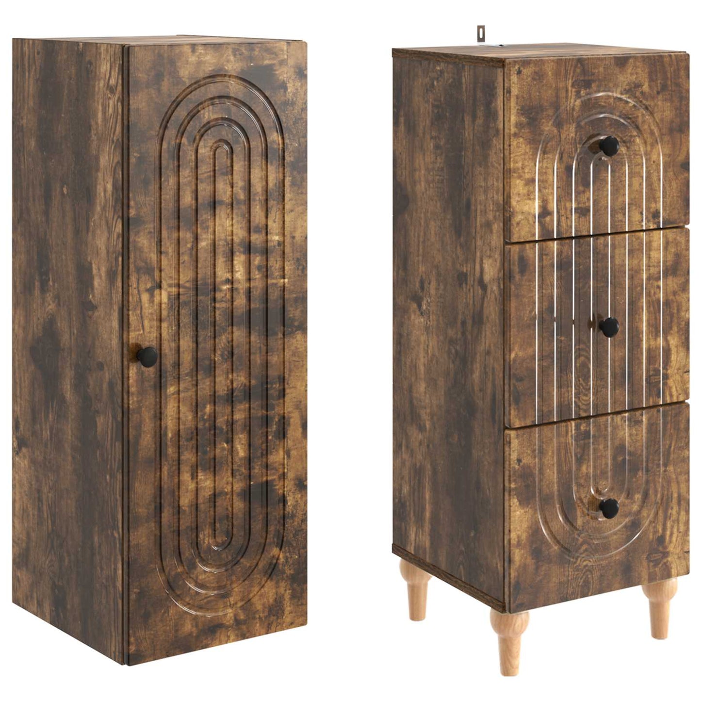 vidaXL Cabinet Set 2 pcs Engineered Wood