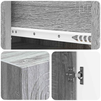 vidaXL Cabinet Set 2 pcs Engineered Wood