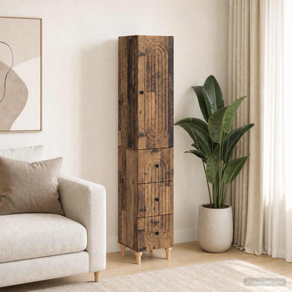 vidaXL Cabinet Set 2 pcs Engineered Wood
