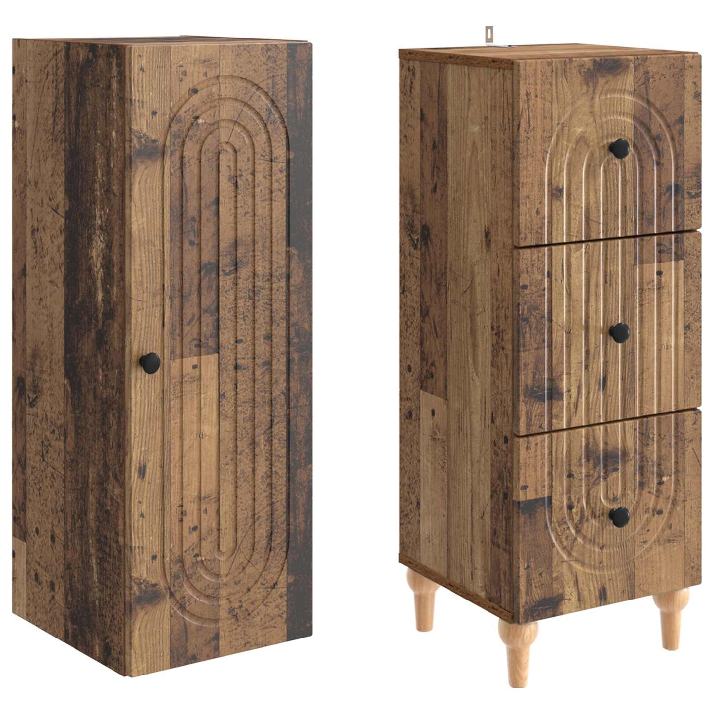 vidaXL Cabinet Set 2 pcs Engineered Wood