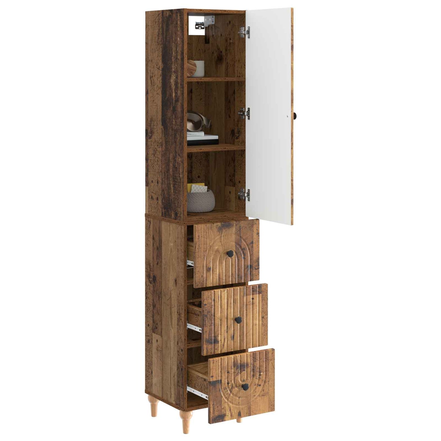 vidaXL Cabinet Set 2 pcs Engineered Wood