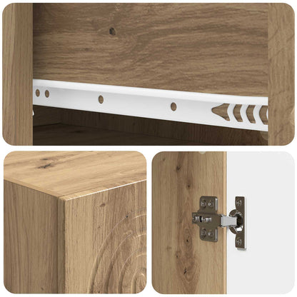 vidaXL Cabinet Set 2 pcs Engineered Wood