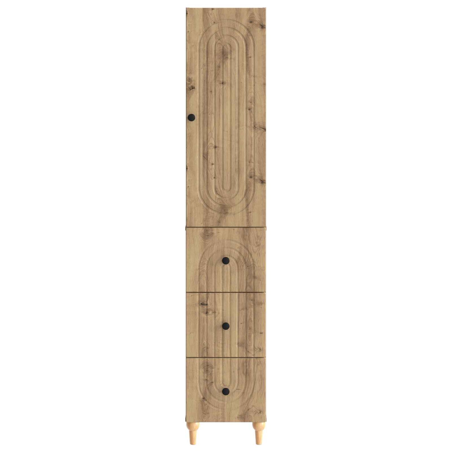 vidaXL Cabinet Set 2 pcs Engineered Wood