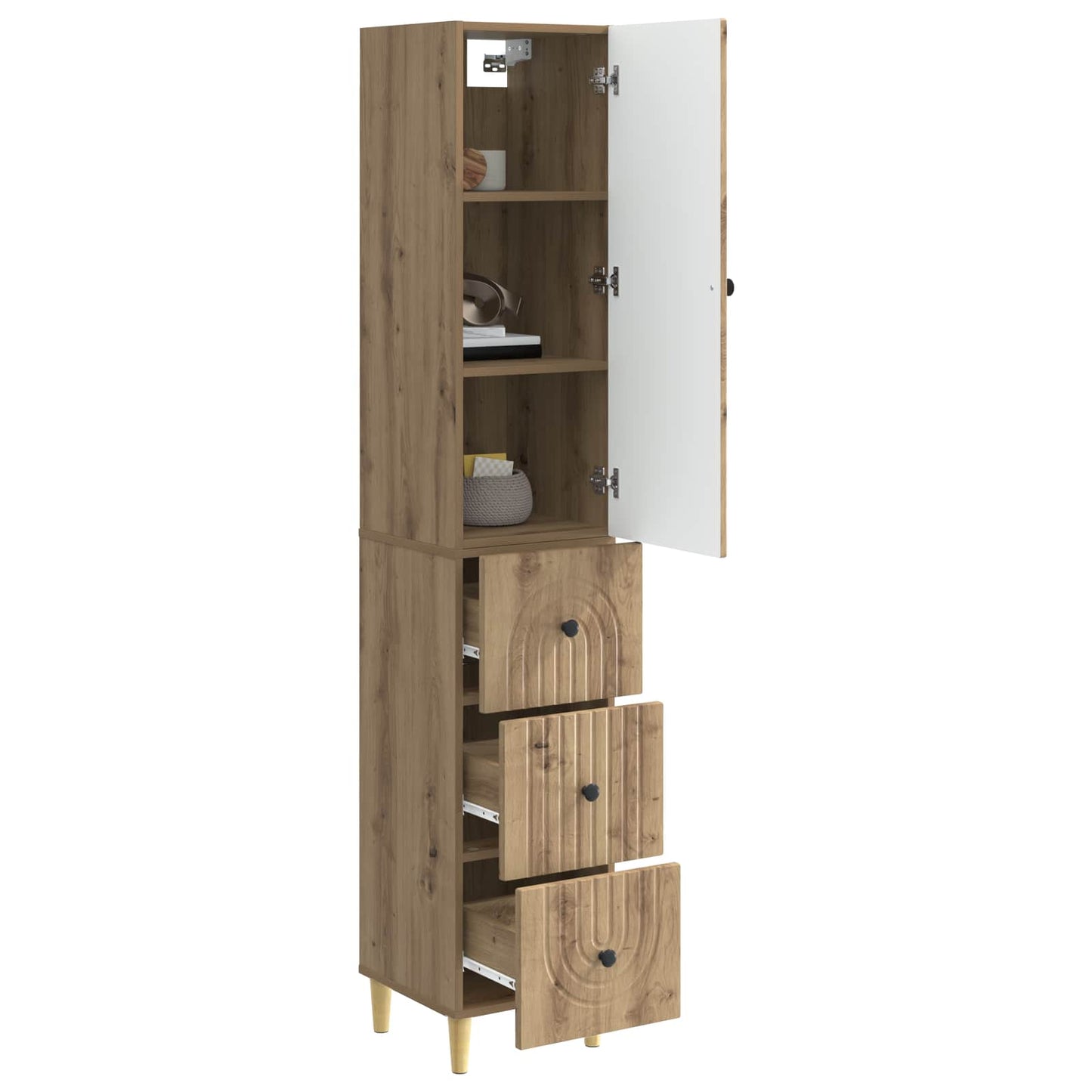 vidaXL Cabinet Set 2 pcs Engineered Wood