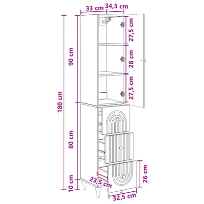 vidaXL Cabinet Set 2 pcs Engineered Wood