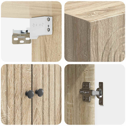 vidaXL Cabinet Set 2 pcs Engineered Wood