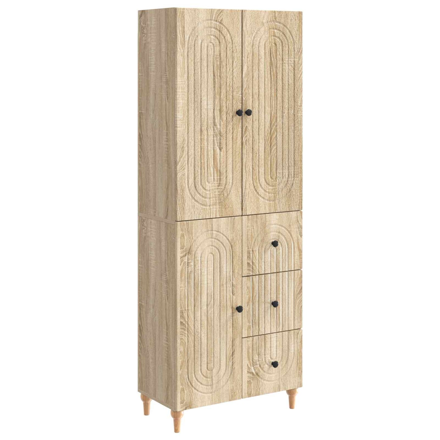 vidaXL Cabinet Set 2 pcs Engineered Wood
