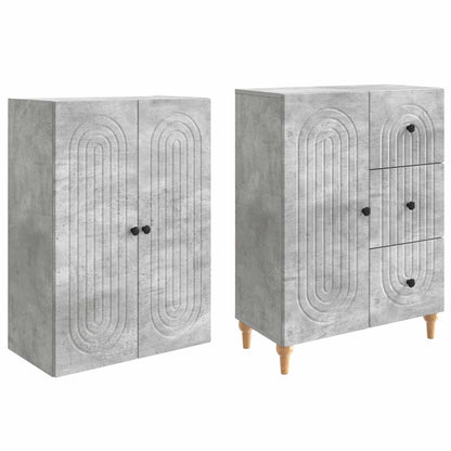 vidaXL Cabinet Set 2 pcs Engineered Wood