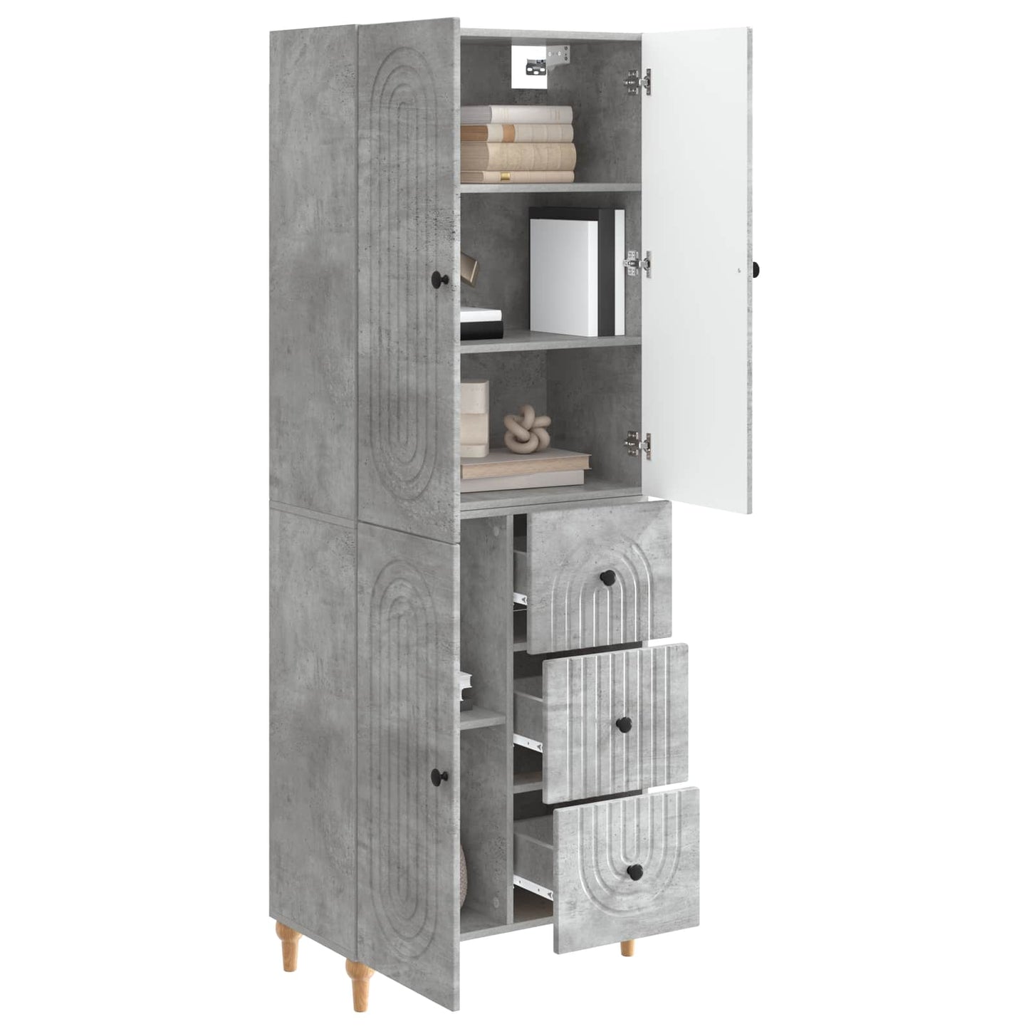 vidaXL Cabinet Set 2 pcs Engineered Wood