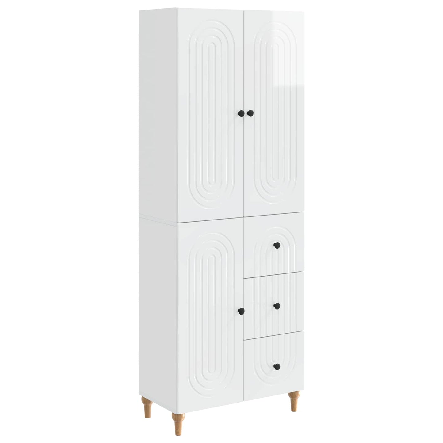 vidaXL Cabinet Set 2 pcs 66 x 34.5 x 90 cm Engineered Wood