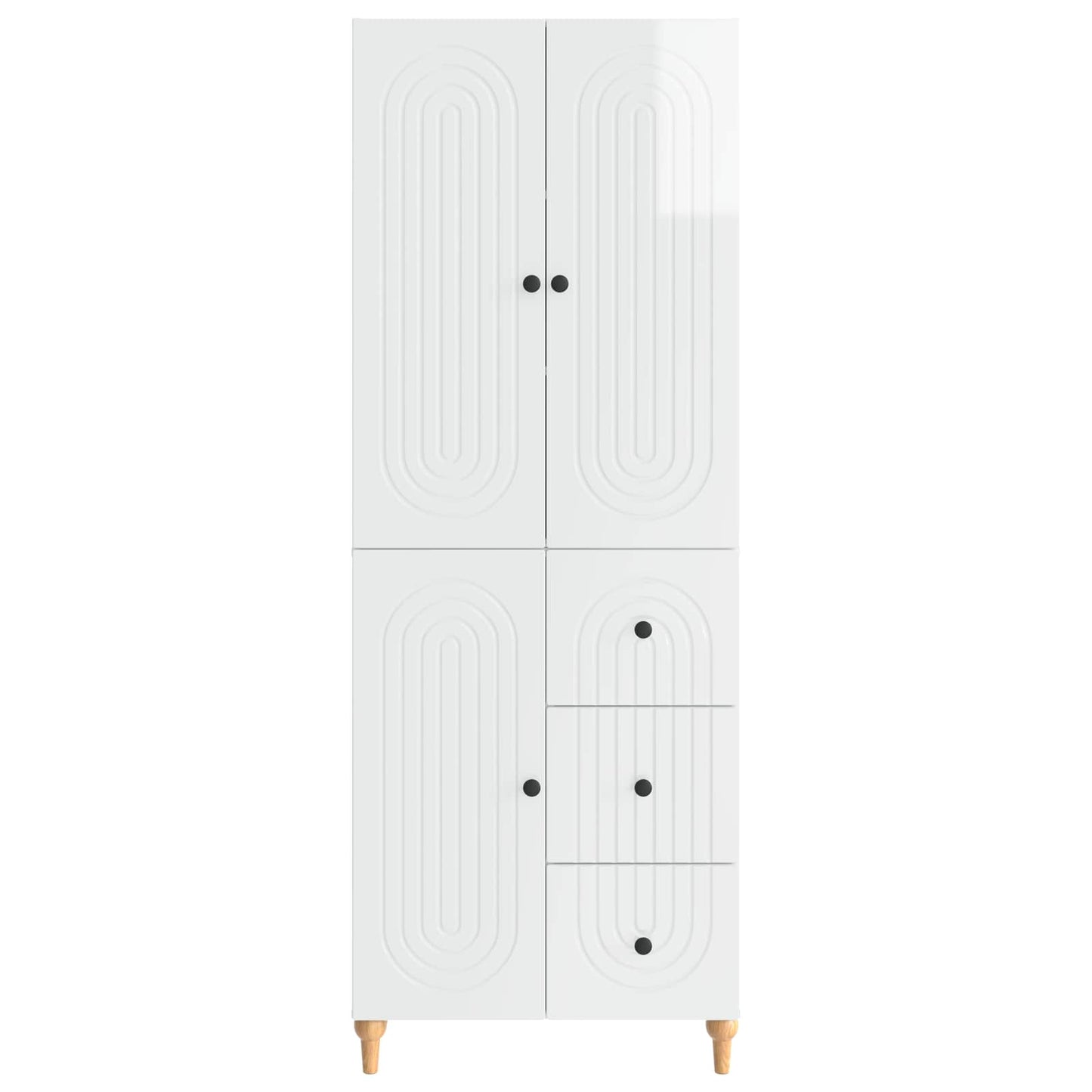 vidaXL Cabinet Set 2 pcs 66 x 34.5 x 90 cm Engineered Wood