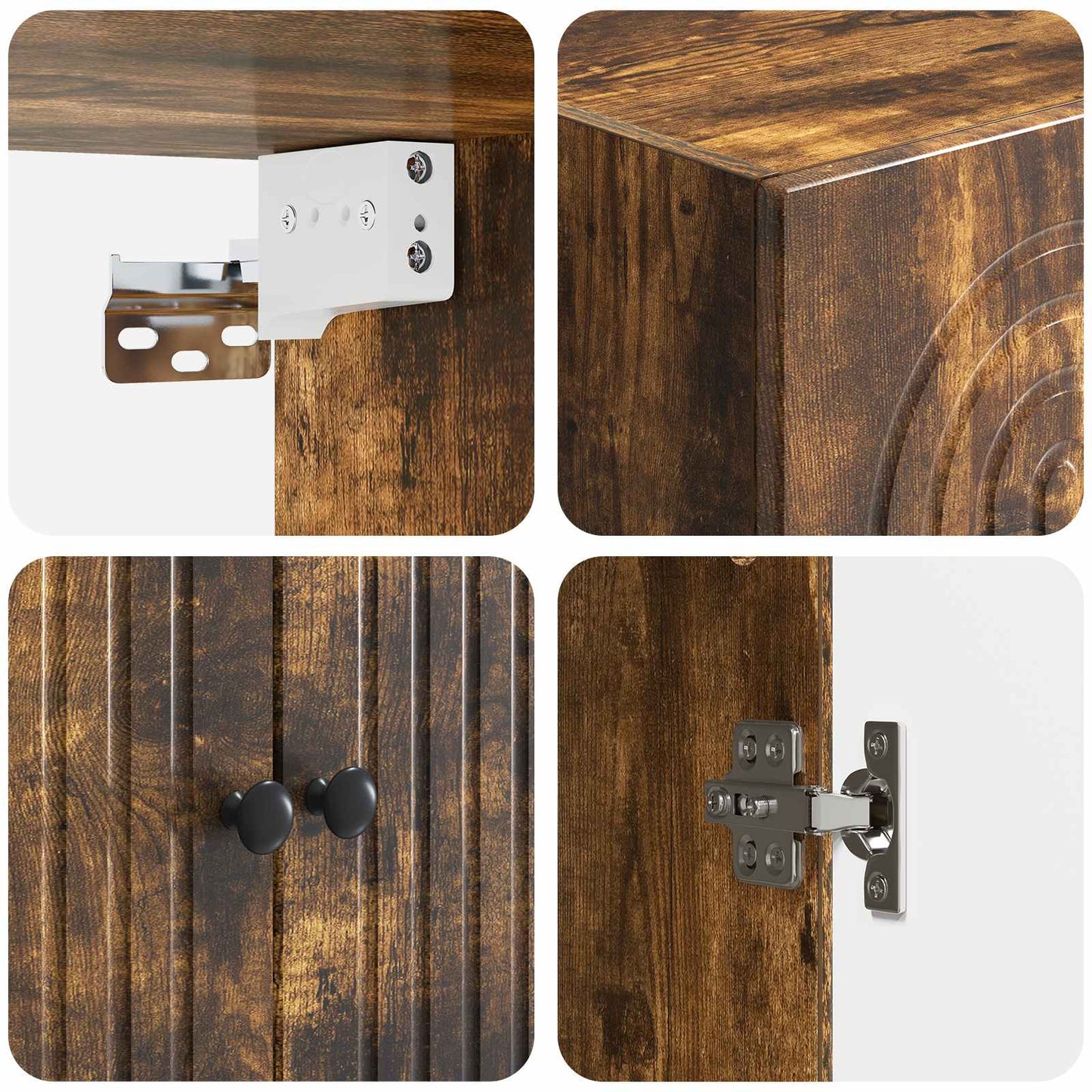 vidaXL Cabinet Set 2 pcs Engineered Wood
