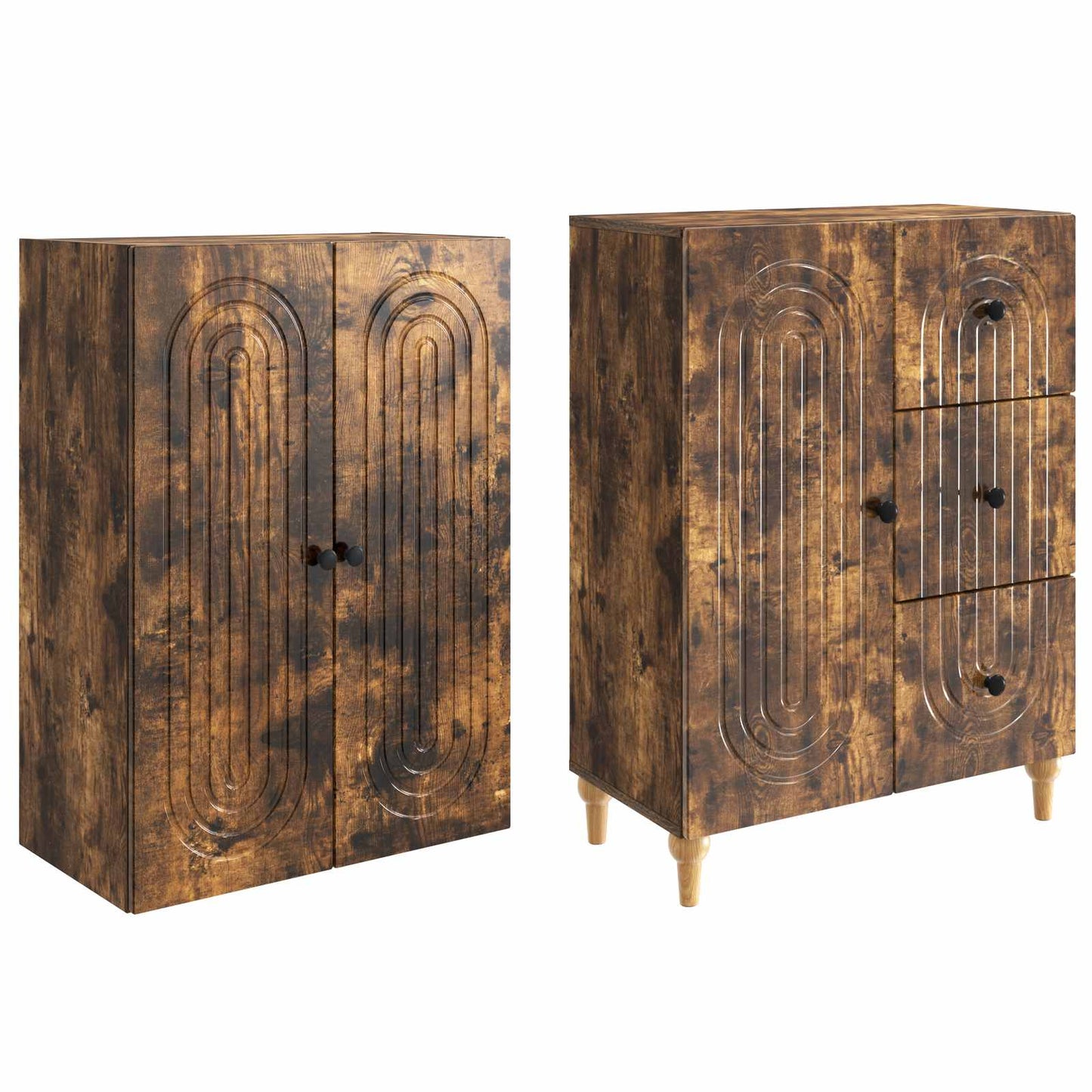 vidaXL Cabinet Set 2 pcs Engineered Wood