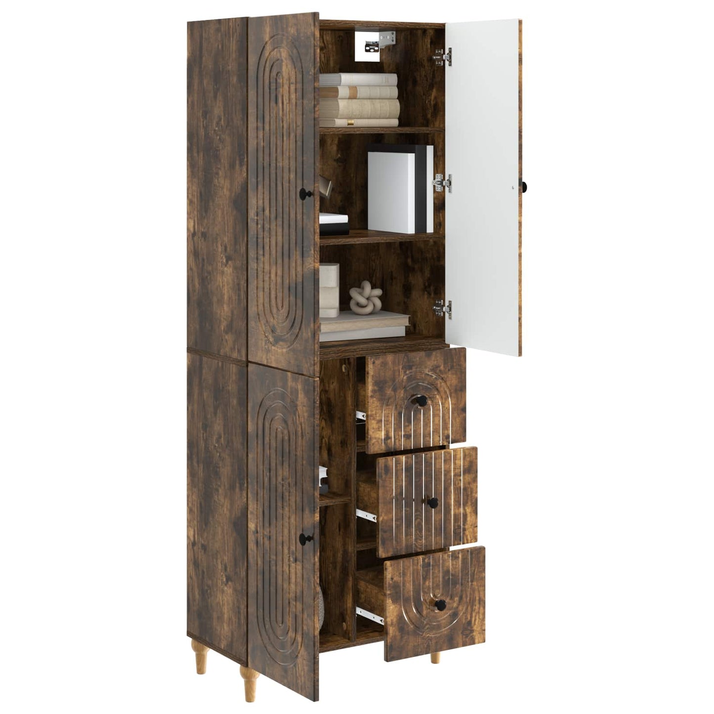 vidaXL Cabinet Set 2 pcs Engineered Wood