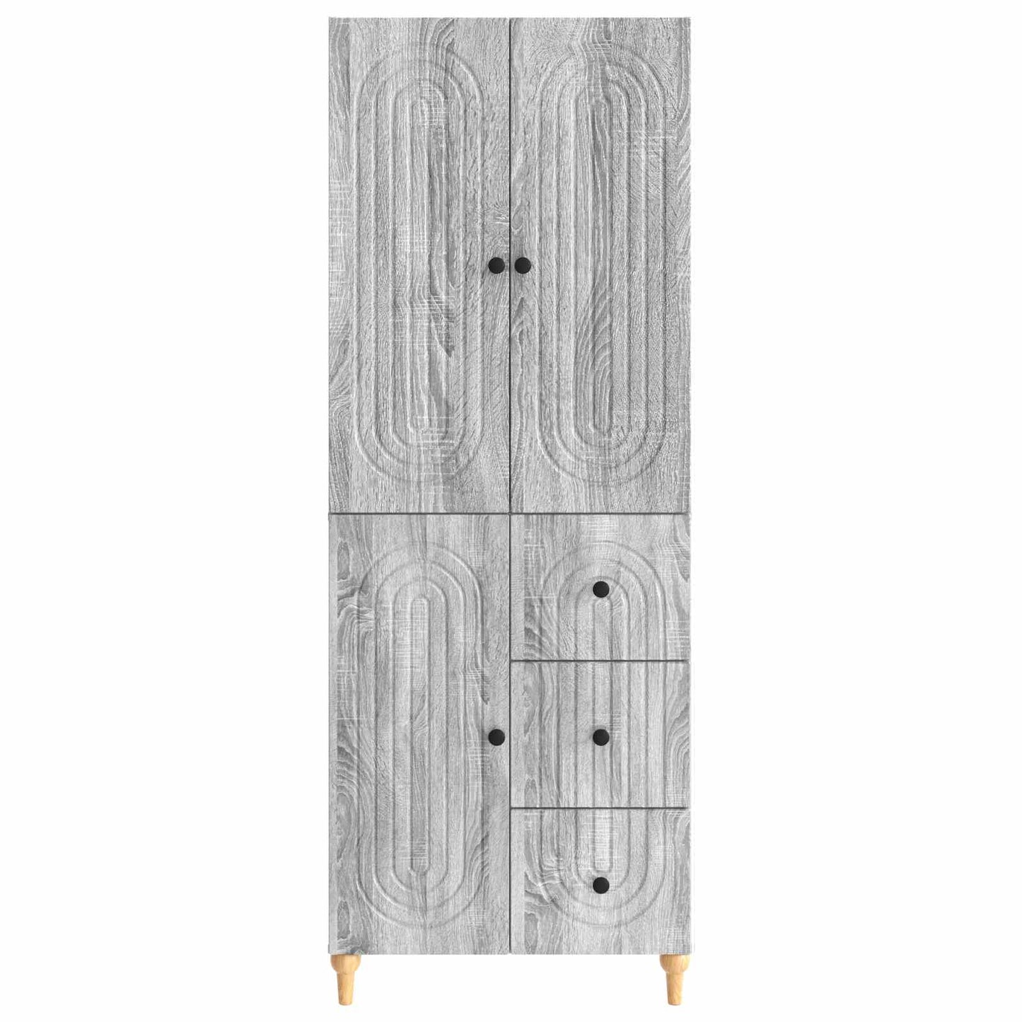 vidaXL Cabinet Set 2 pcs Engineered Wood