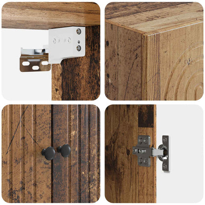 vidaXL Cabinet Set 2 pcs Engineered Wood