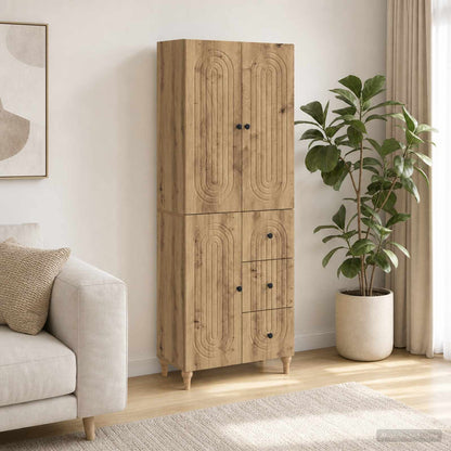 vidaXL Cabinet Set 2 pcs Engineered Wood