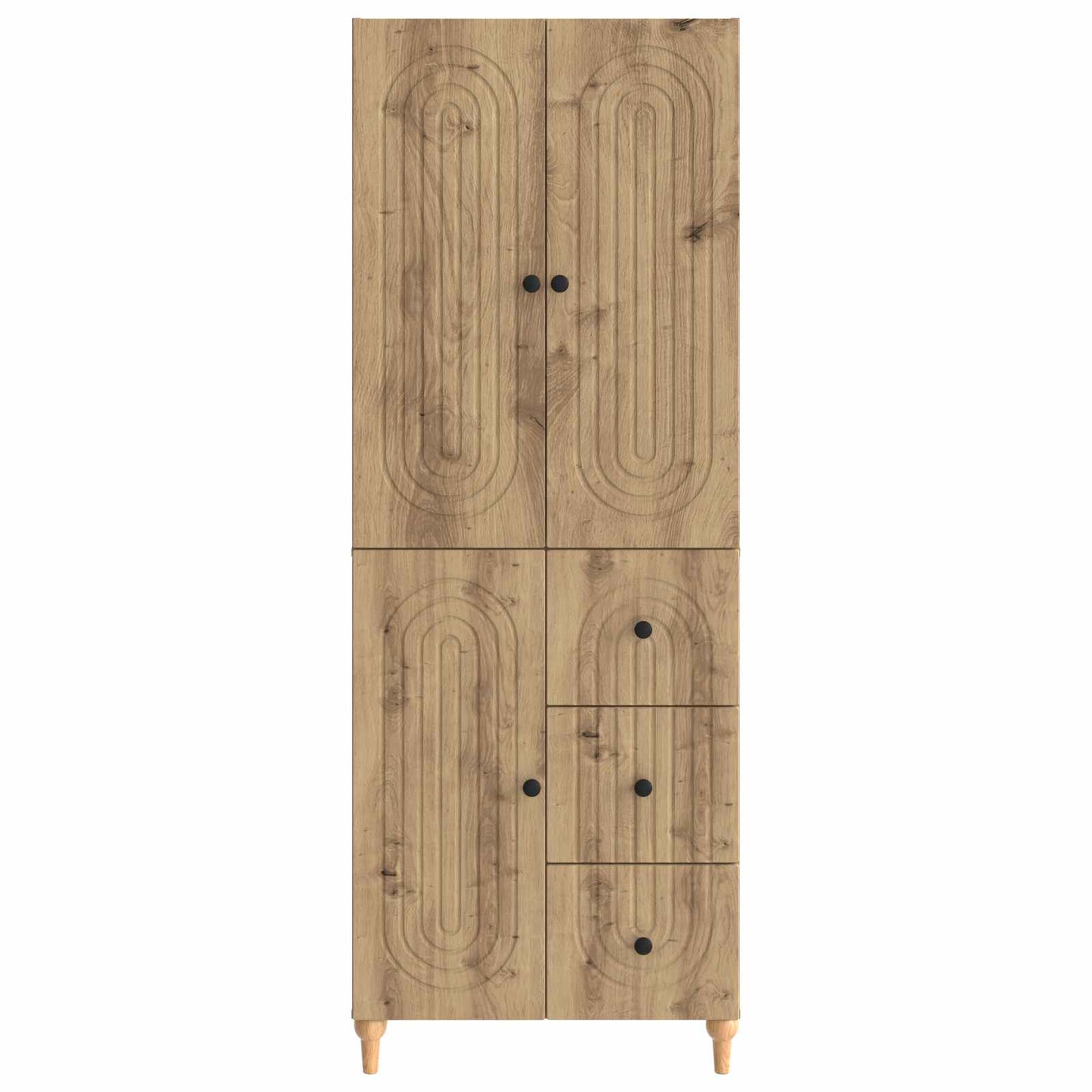 vidaXL Cabinet Set 2 pcs Engineered Wood