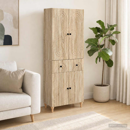 vidaXL Cabinet Set 2 pcs Engineered Wood