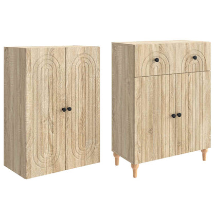 vidaXL Cabinet Set 2 pcs Engineered Wood