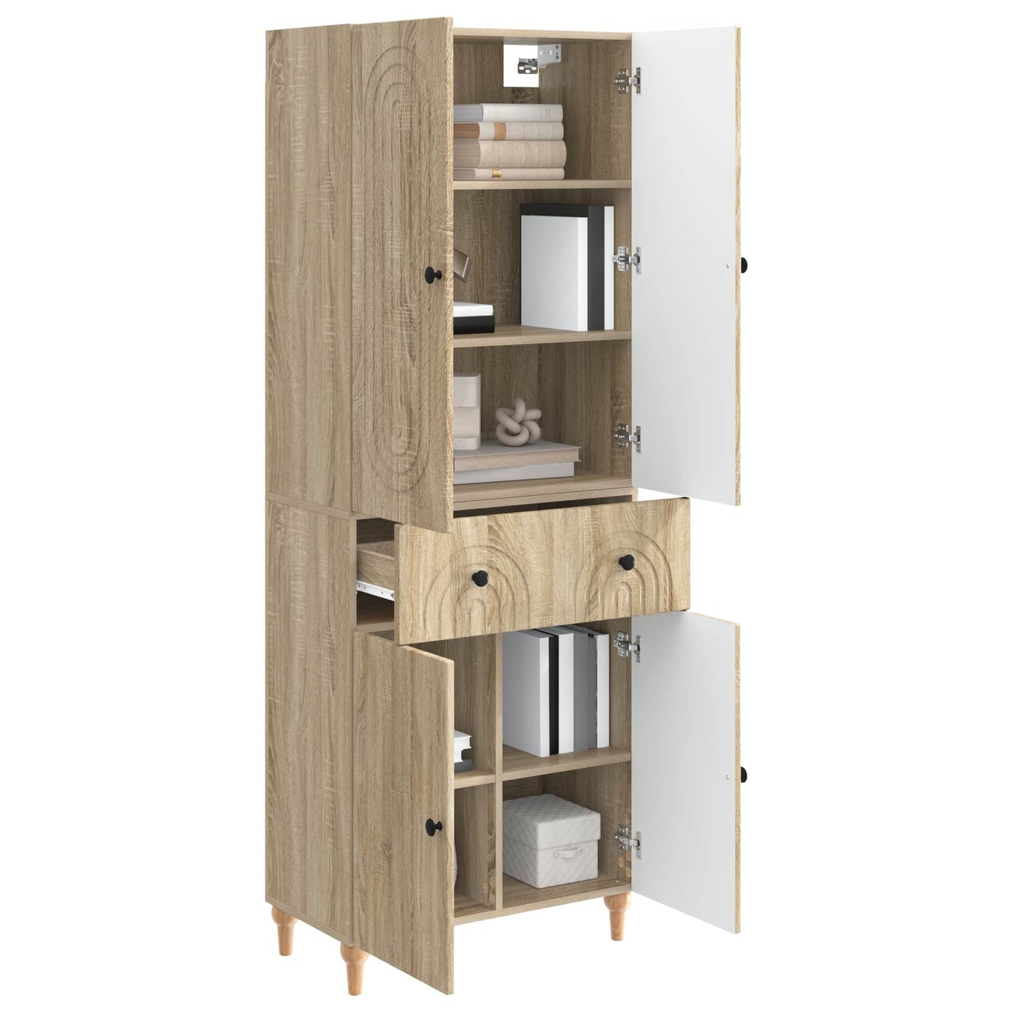 vidaXL Cabinet Set 2 pcs Engineered Wood
