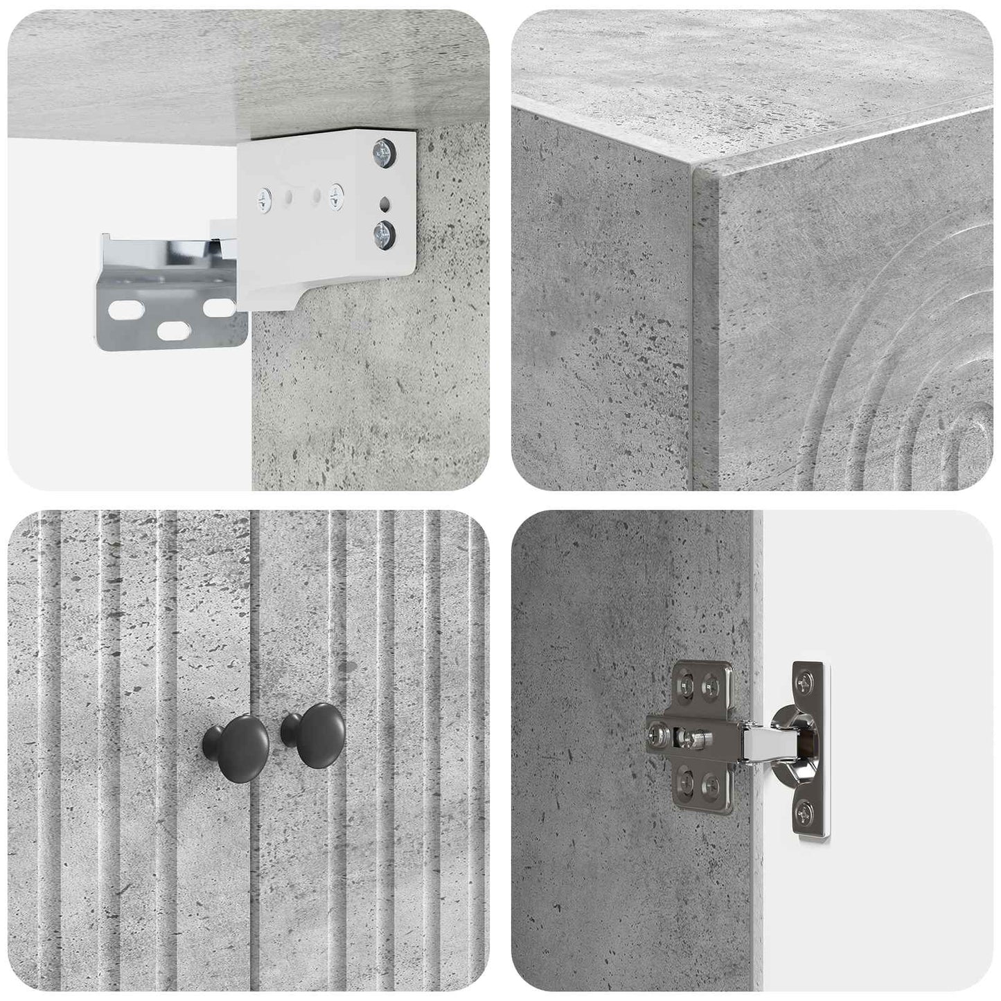 vidaXL Cabinet Set 2 pcs Engineered Wood