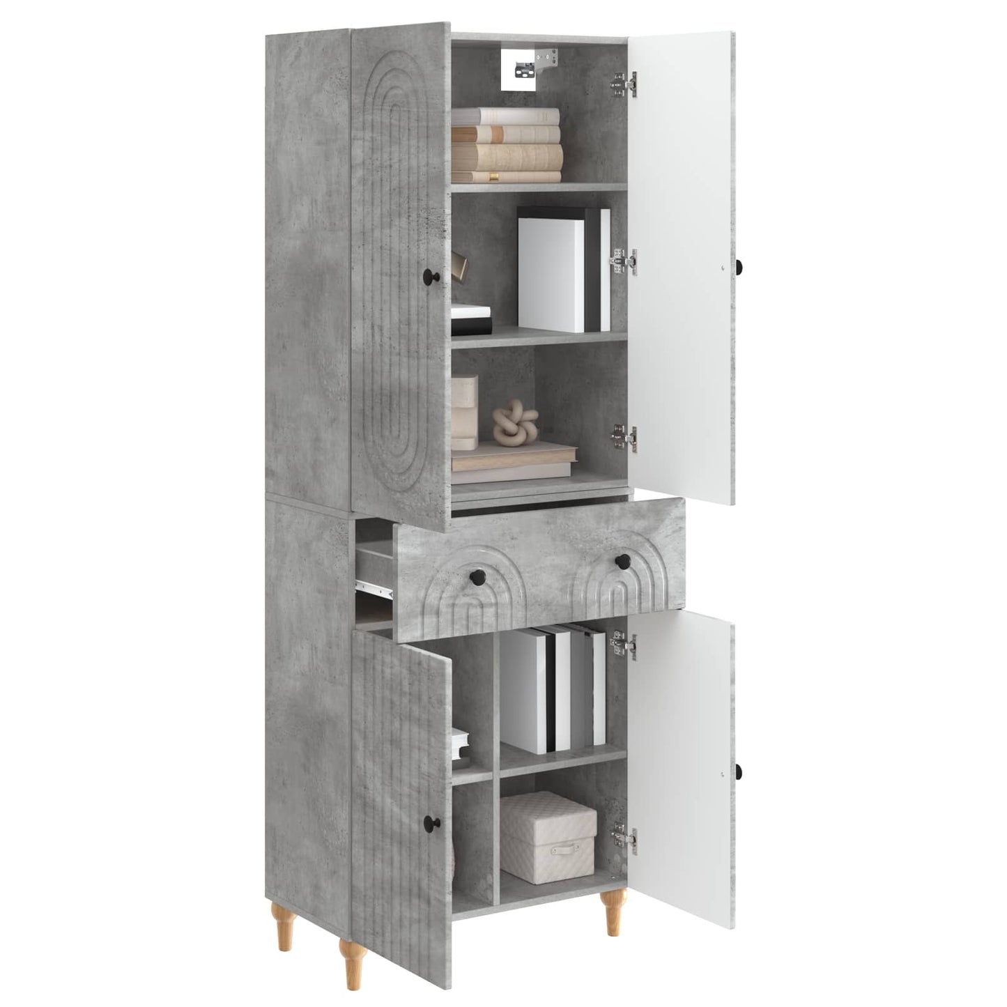vidaXL Cabinet Set 2 pcs Engineered Wood