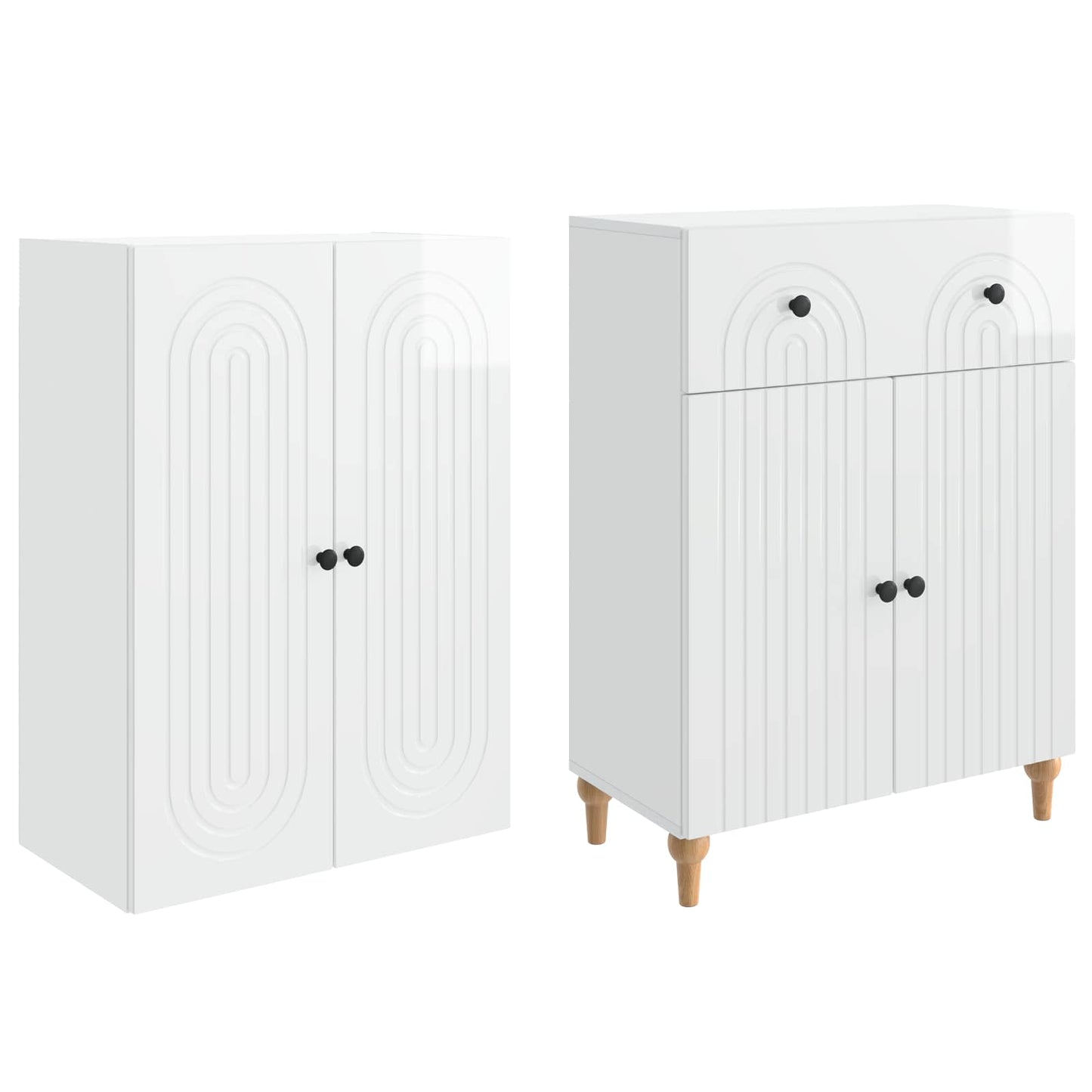vidaXL Cabinet Set 2 pcs Engineered Wood