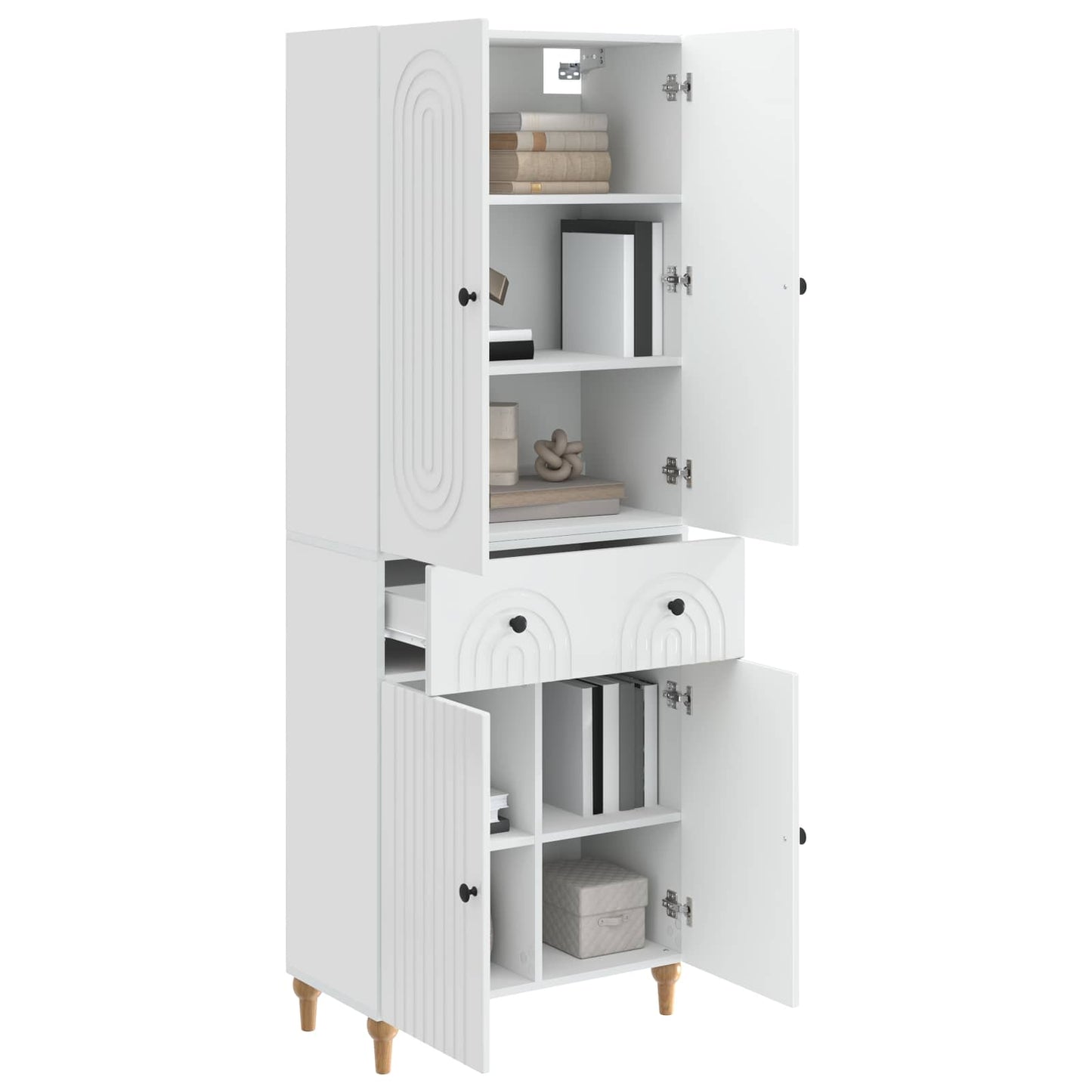 vidaXL Cabinet Set 2 pcs Engineered Wood