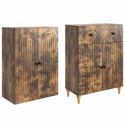 vidaXL Cabinet Set 2 pcs 66 x 34.5 x 90 cm Engineered Wood
