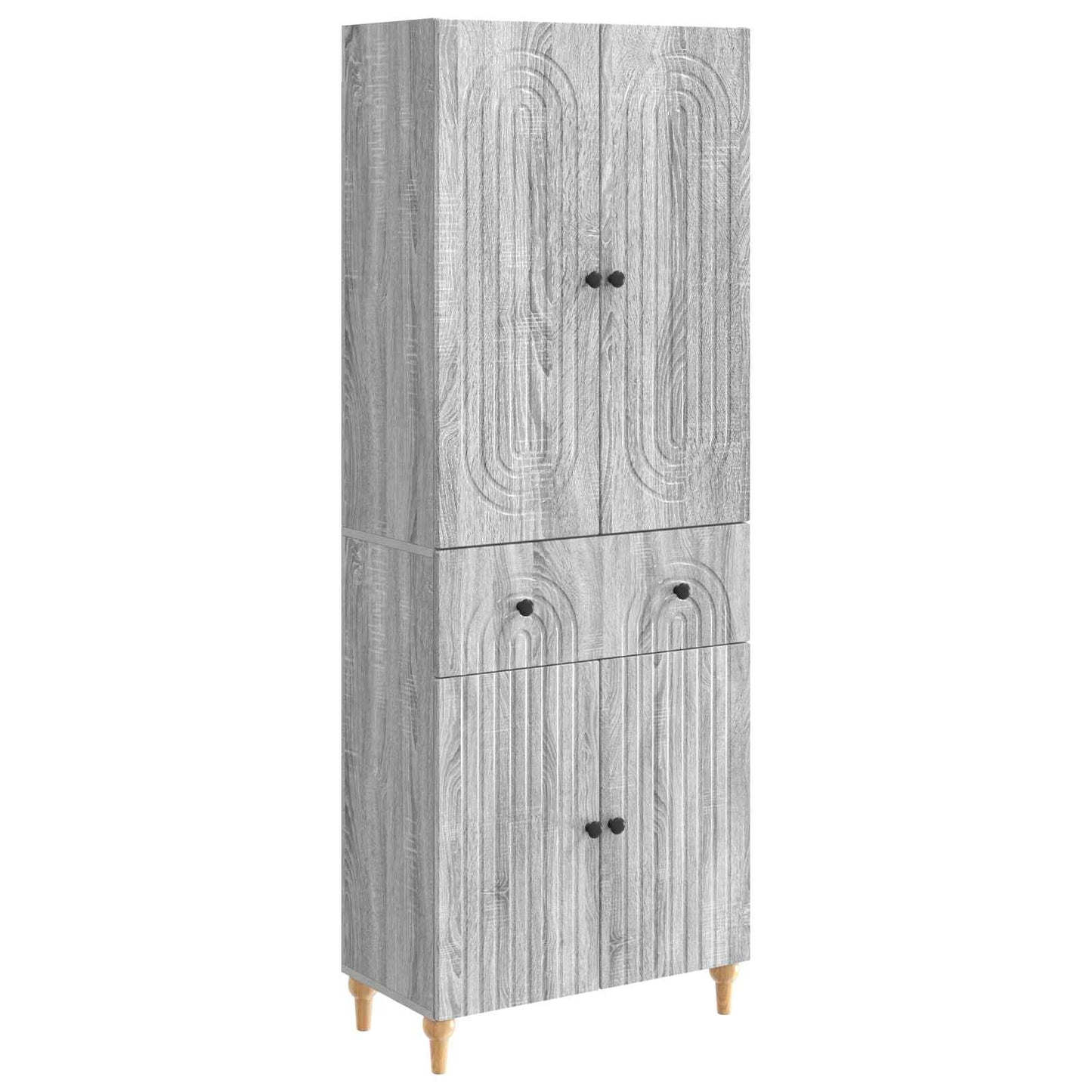 vidaXL Cabinet Set 2 pcs 66 x 34.5 x 90 cm Engineered Wood