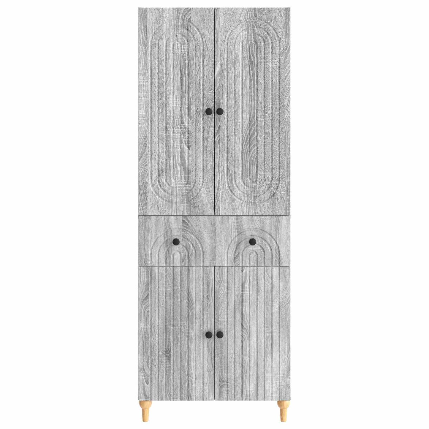 vidaXL Cabinet Set 2 pcs 66 x 34.5 x 90 cm Engineered Wood