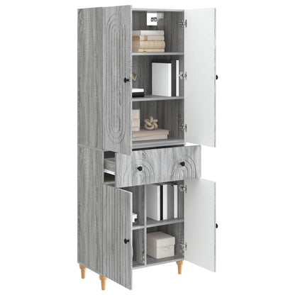 vidaXL Cabinet Set 2 pcs 66 x 34.5 x 90 cm Engineered Wood