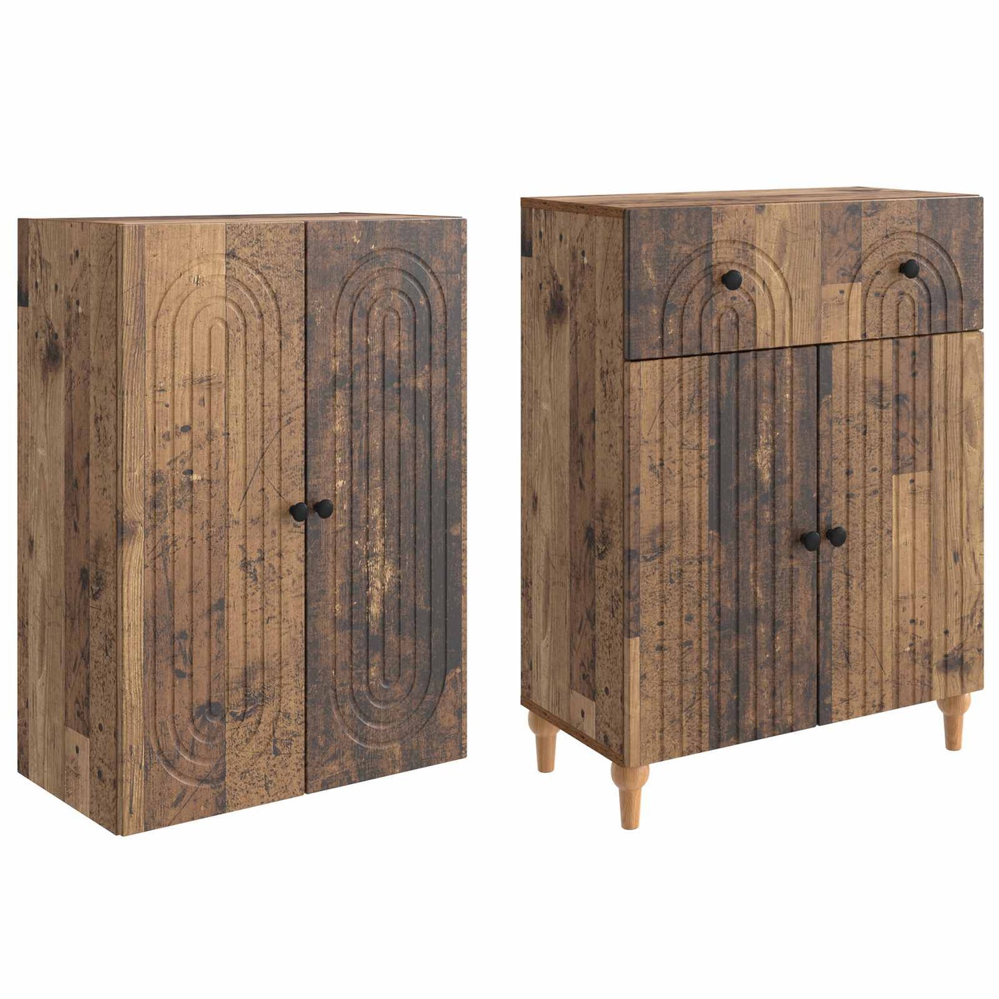vidaXL Cabinet Set 2 pcs Engineered Wood