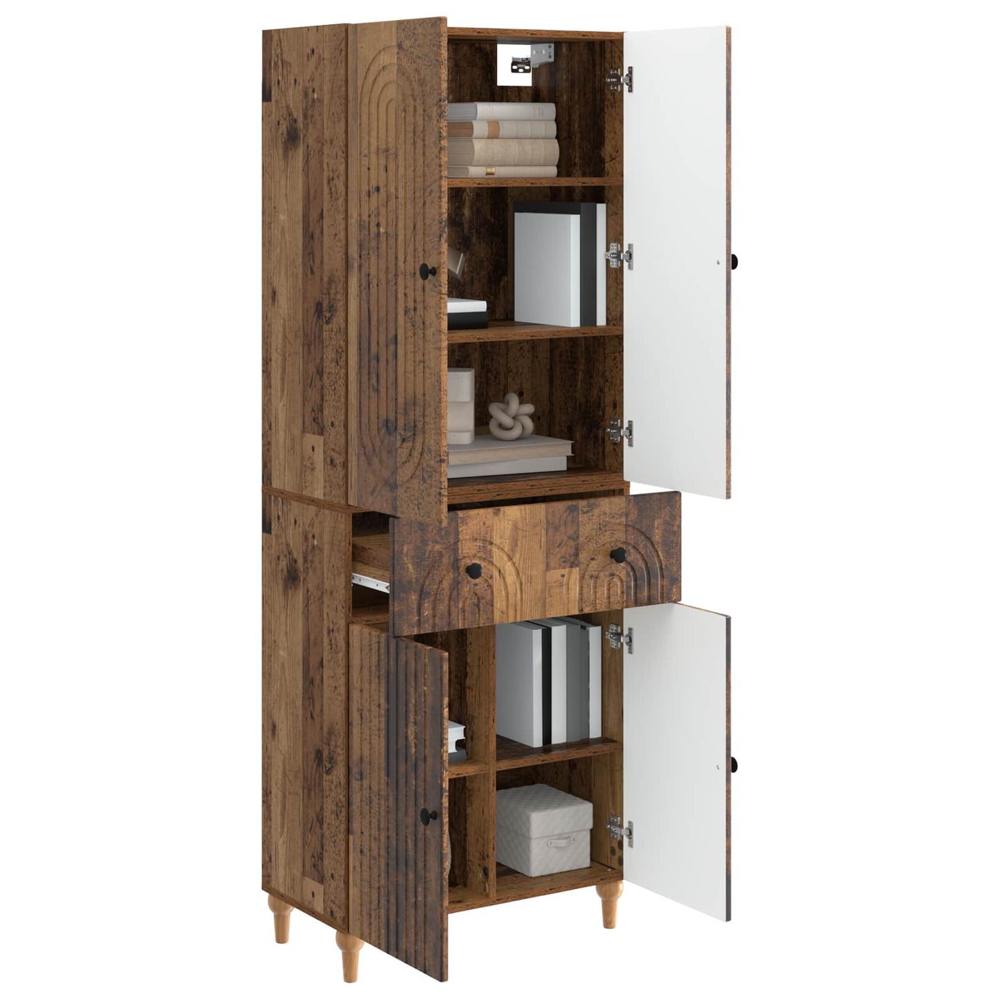 vidaXL Cabinet Set 2 pcs Engineered Wood