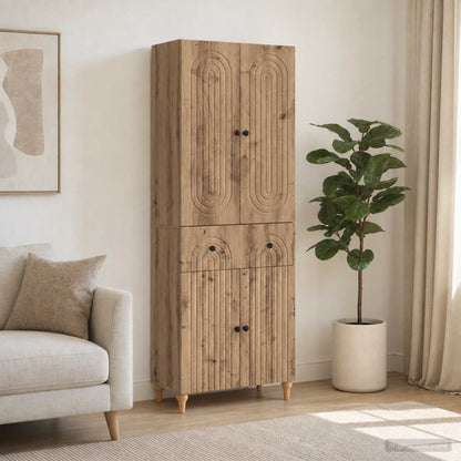 vidaXL Cabinet Set 2 pcs Engineered Wood
