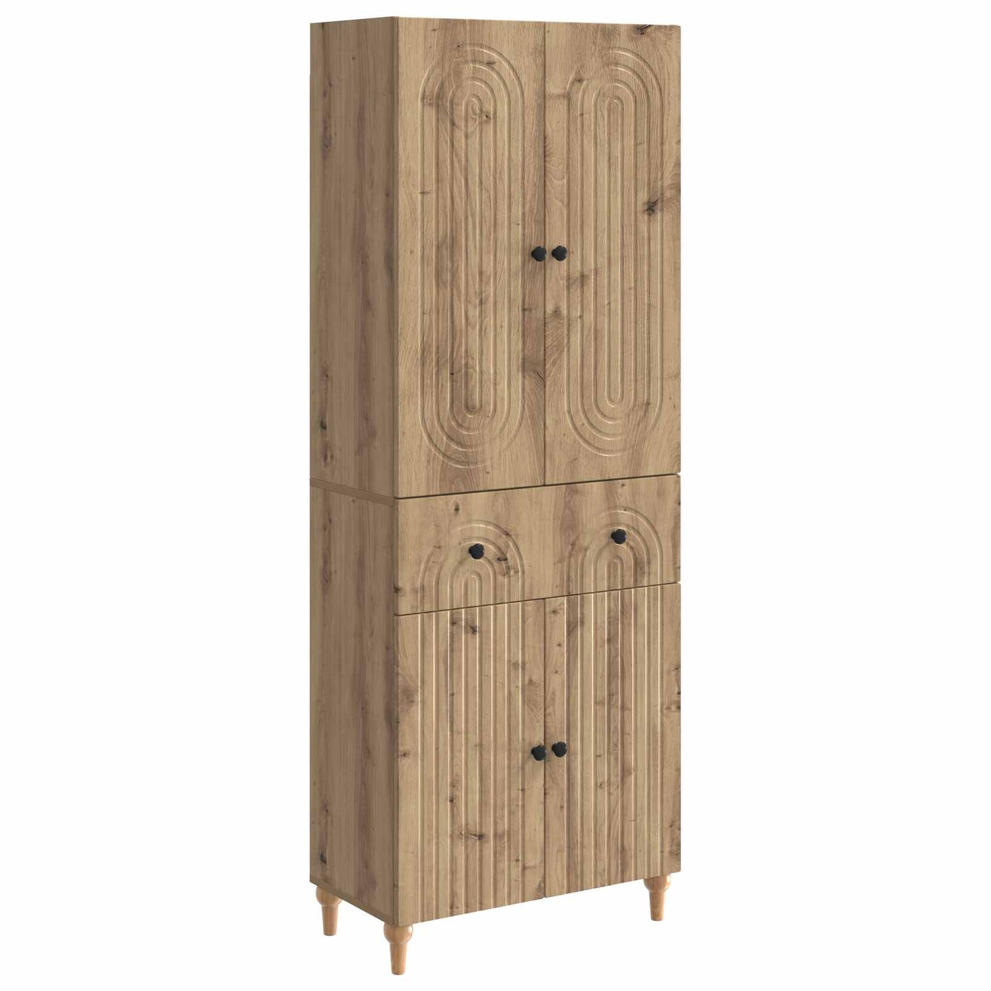 vidaXL Cabinet Set 2 pcs 66 x 34.5 x 90 cm Engineered Wood