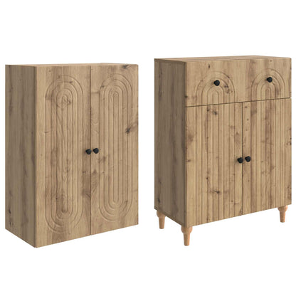 vidaXL Cabinet Set 2 pcs Engineered Wood