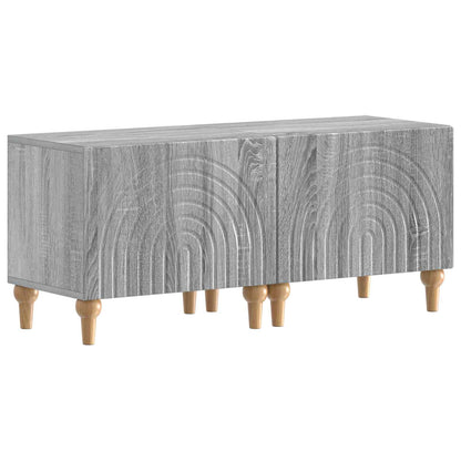 vidaXL 3 Piece LED TV Cabinet Grey Sonoma Engineered Wood