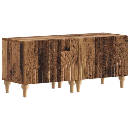 vidaXL 3 Piece LED TV Cabinet Old Wood Engineered Wood
