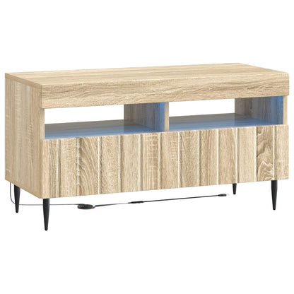 vidaXL 5 Piece LED TV Cabinet Sonoma Oak Engineered Wood