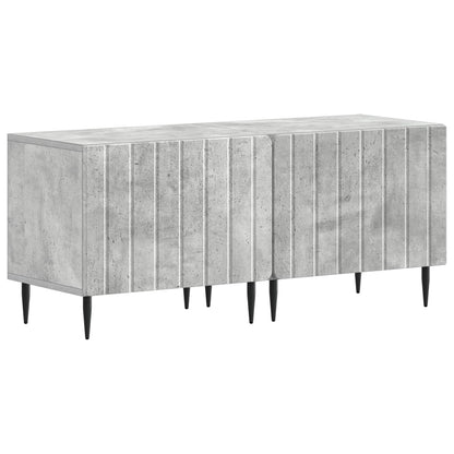 vidaXL 5 Piece LED TV Cabinet Concrete Grey Engineered Wood