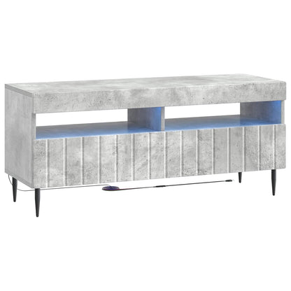 vidaXL 5 Piece LED TV Cabinet Concrete Grey Engineered Wood