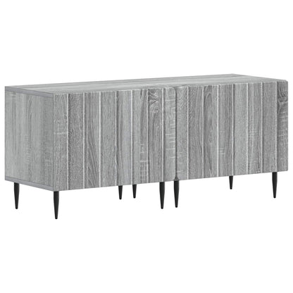 vidaXL 5 Piece LED TV Cabinet Grey Sonoma Engineered Wood