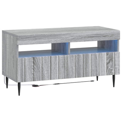 vidaXL 5 Piece LED TV Cabinet Grey Sonoma Engineered Wood