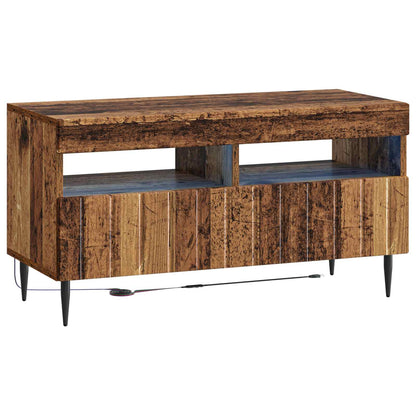 vidaXL 5 Piece LED TV Cabinet Old Wood Engineered Wood