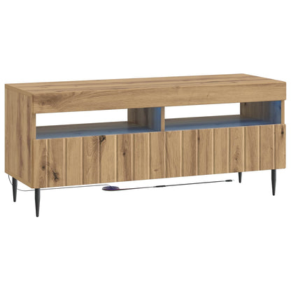 vidaXL 5 Piece LED TV Cabinet Artisan Oak Engineered Wood